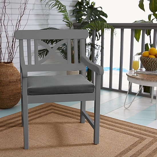 Mozaic Company Poly Solid Bristol Seat Cushion (Set of 2)