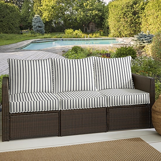 Mozaic Company Deep Seating Sofa Pillow And Cushion Set Patio Chair Cushion