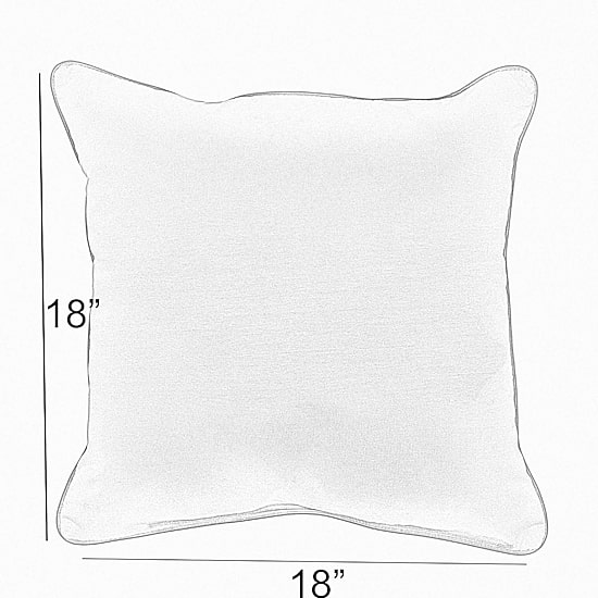 Mozaic Company 18'' Knife Edge (Set Of 2) Outdoor Pillow - Cabana Classic