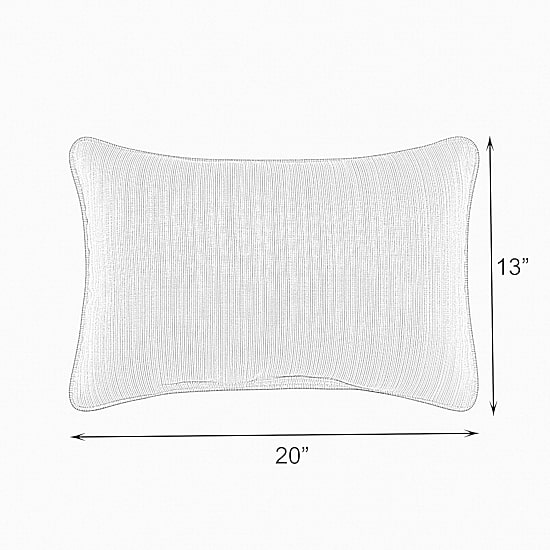 Mozaic Company Sunbrella Cabana Classic Lumbar Pillow Corded (Set of 2)