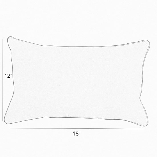 Mozaic Company Sunbrella Dolce Oasis Corded Lumbar Pillow (Set of 2)