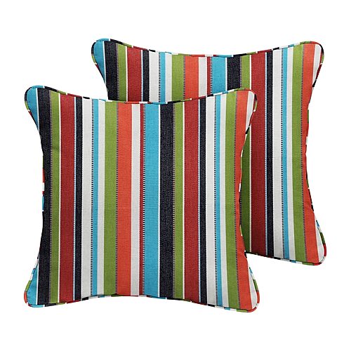 Mozaic Company Sunbrella Carousel Confetti Corded Pillow (set Of 2)