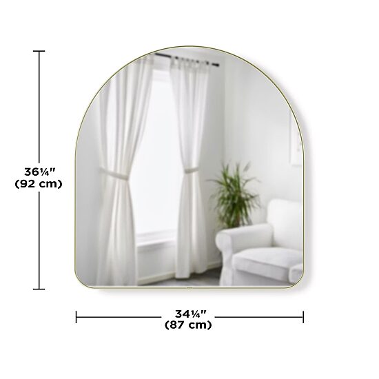 Hubba Arched Wall Mirror - 36" Height
