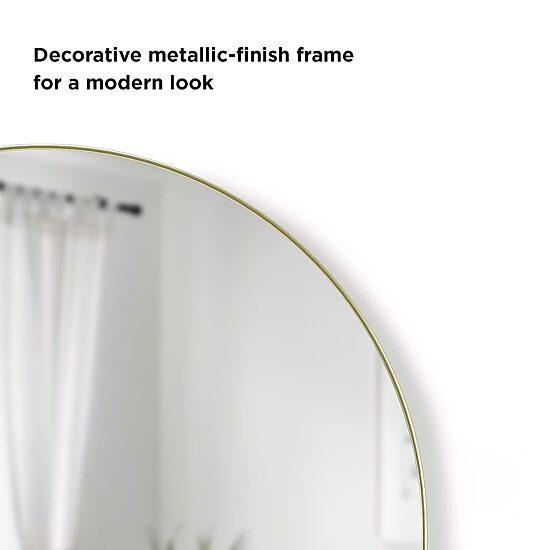 Hubba Arched Wall Mirror - 36" Height