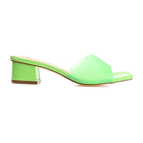 Journee Collection Jaydin Womens Round Open Toe Block Heel Pumps