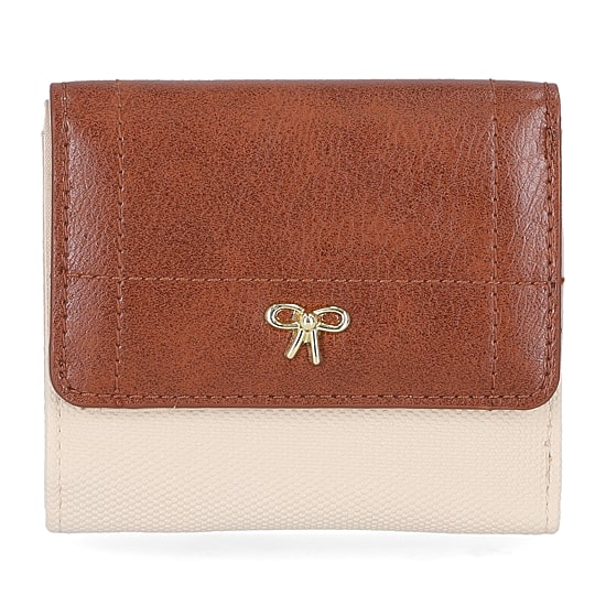 Mundi Anna Mini Womens RFID Blocking Trifold Wallet