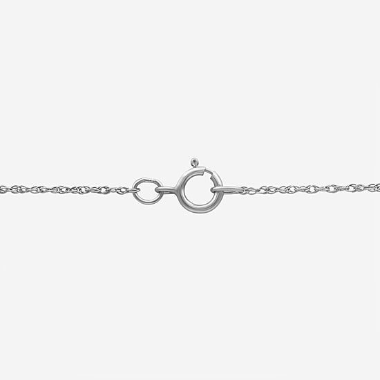 Womens Gemstone & 1/10 CT. T.W. Natural Diamond 10K Gold Round 18 Inch Pendant Necklace