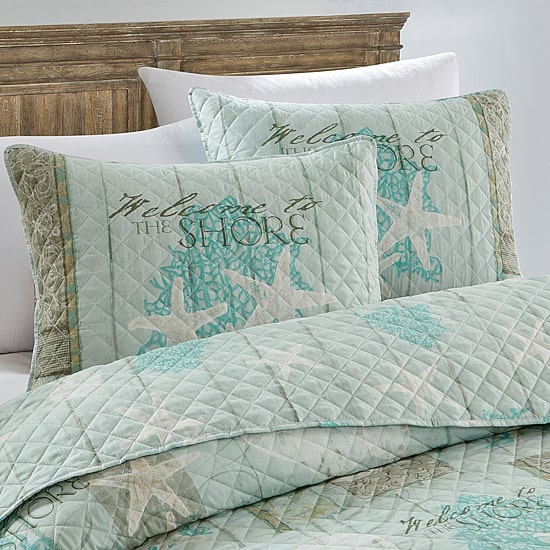 Avanti Beachcomer Reversible Quilt Set