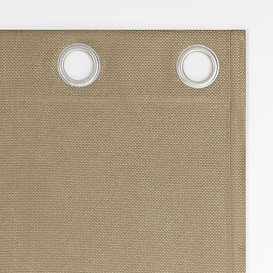 Sun Zero Atmosphere Grommet Top 100% Blackout Single Curtain Panel
