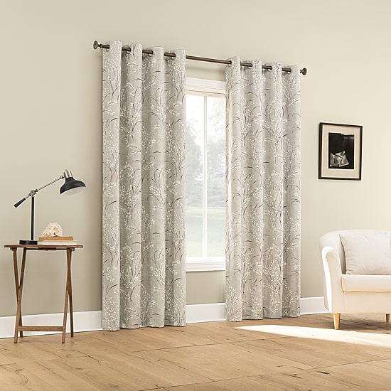 Sun Zero Atmosphere Darley Grommet Top 100% Blackout Single Curtain Panel