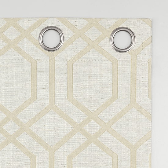 Sun Zero Atmosphere Davenport Grommet Top 100% Blackout Single Curtain Panel