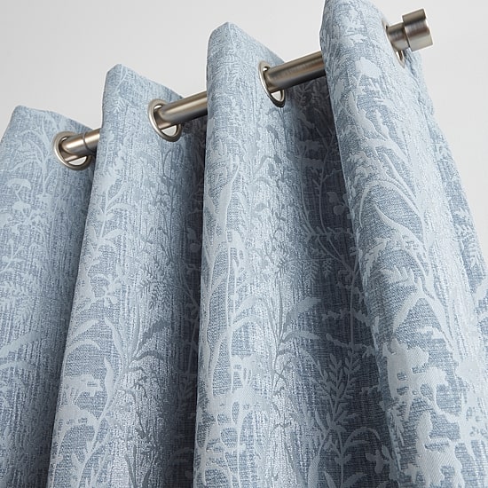 Martha Stewart Acadia Grommet Top Blackout Single Curtain Panel