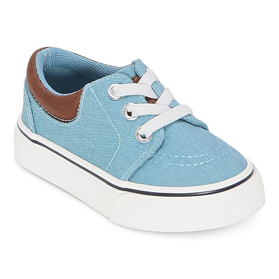 Thereabouts Toddler Boys Lil Knox Round Closed Toe Lace Up Shoe