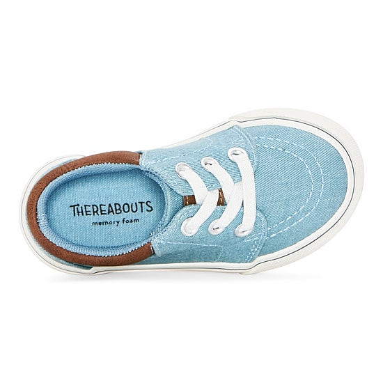 Thereabouts Toddler Boys Lil Knox Round Closed Toe Lace Up Shoe