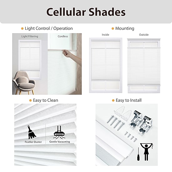 Cut-to-Width Cordless Top-Down Bottom-Up Light-Filtering Shade
