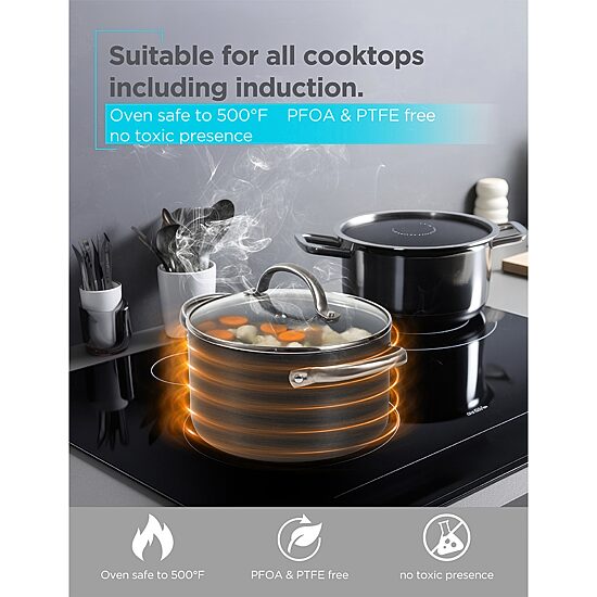 Black+Decker 12-pc. Non-Stick Cookware Set