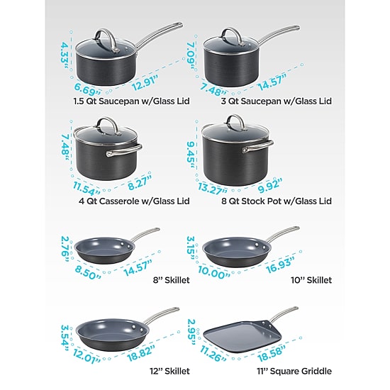 Black+Decker 12-pc. Non-Stick Cookware Set