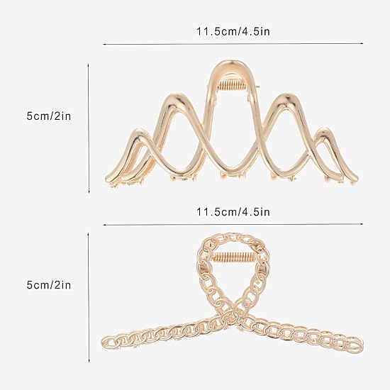 Bijoux Bar 2-pc. Hair Clip