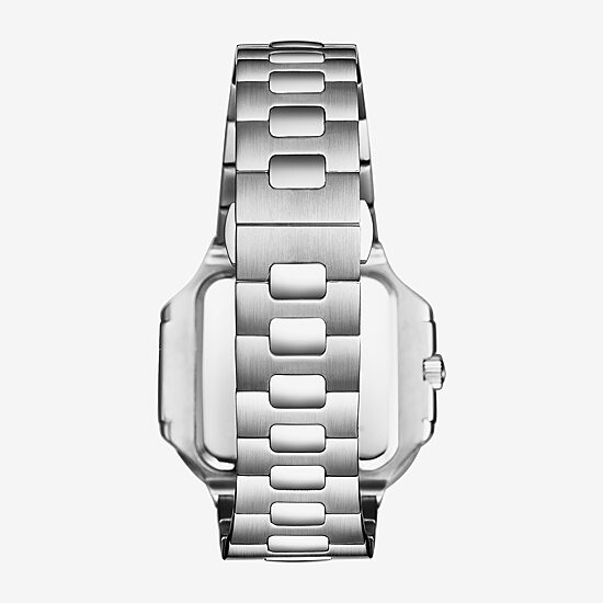 Stuhrling Mens Silver Tone Stainless Steel Bracelet Watch 4064.2