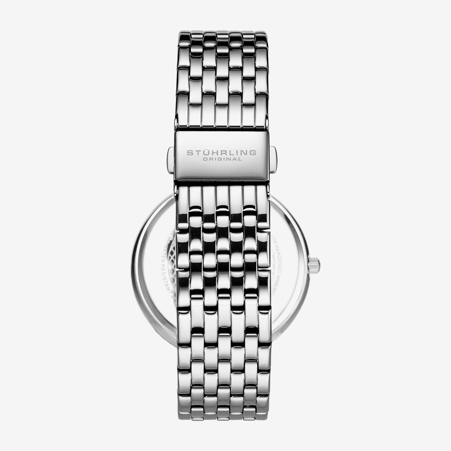 Stuhrling Womens Silver Tone Stainless Steel Bracelet Watch 3929.2