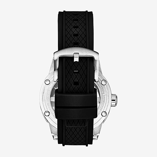 Stuhrling Mens Automatic Black Strap Watch 4034.3
