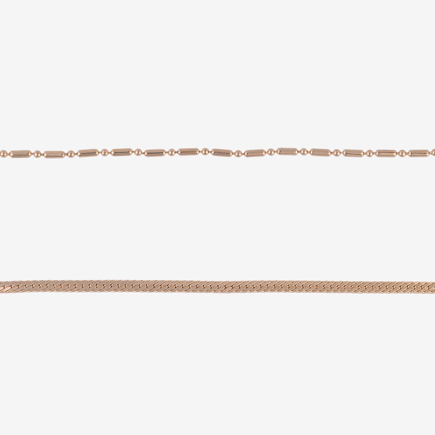 Bijoux Bar Womens 9 Inch Herringbone Ankle Bracelet