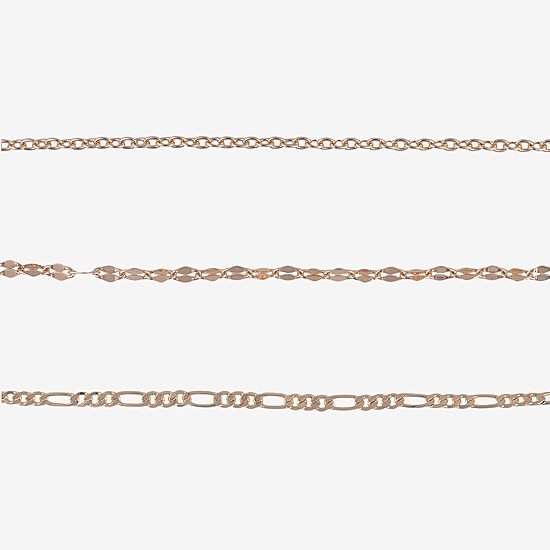 Bijoux Bar Delicates Womens 9 Inch Cable Ankle Bracelet