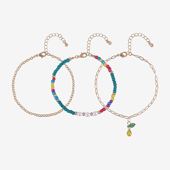 Arizona Unisex 9 Inch Cable Ankle Bracelet