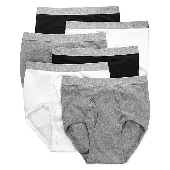 Stafford Full-Cut Mens Big and Tall 6 Pack Briefs 302852