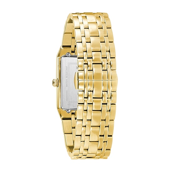 Bulova Quadra Mens Stainless Steel Bracelet Watch 97d120