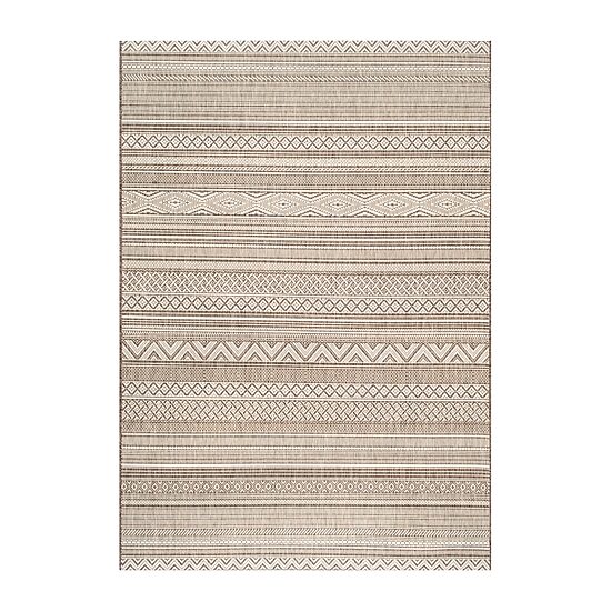 nuLoom Erlinda Tribal Outdoor Rectangular Rug