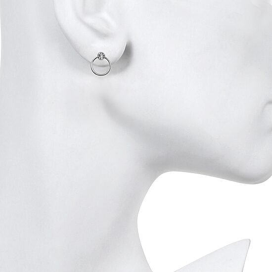 Bijoux Bar Delicates Womens Simulated Pearl 6 Pair Earring Set