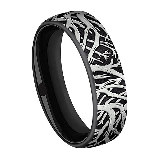 Mens 6.5MM Titanium Wedding Band