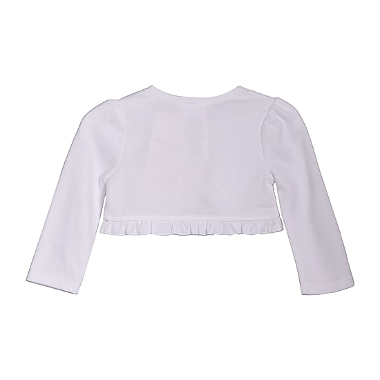 Bonnie Jean Baby Girls Crew Neck Long Sleeve Button Cardigan
