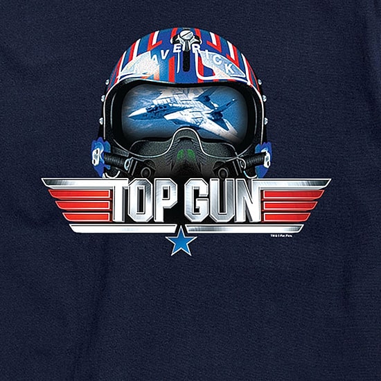 Top Gun Mens Crew Neck Short Sleeve Classic Fit Graphic T-Shirt