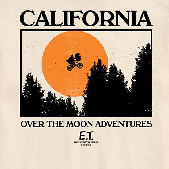 E.T. Mens Crew Neck Short Sleeve Regular Fit Graphic T-Shirt