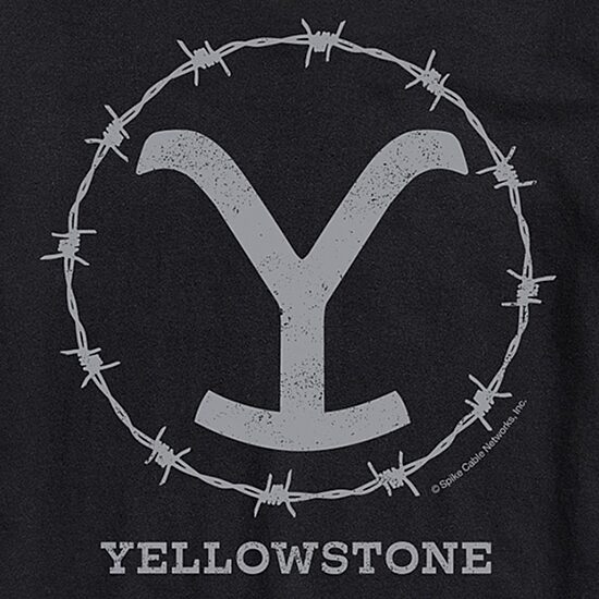 Yellowstone Mens Crew Neck Short Sleeve Regular Fit Graphic T-Shirt