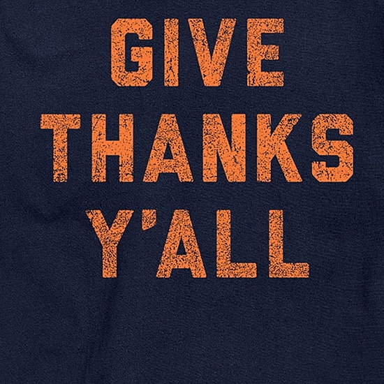 Give Thanks Mens Crew Neck Short Sleeve Regular Fit Graphic T-Shirt