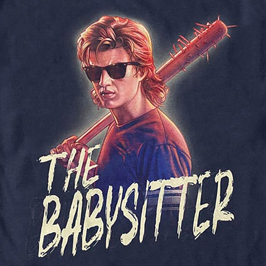 Mens Crew Neck Short Sleeve Classic Fit Stranger Things Graphic T-Shirt