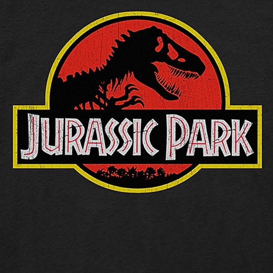Jurassic Park Mens Crew Neck Short Sleeve Regular Fit Jurassic World Graphic T-Shirt