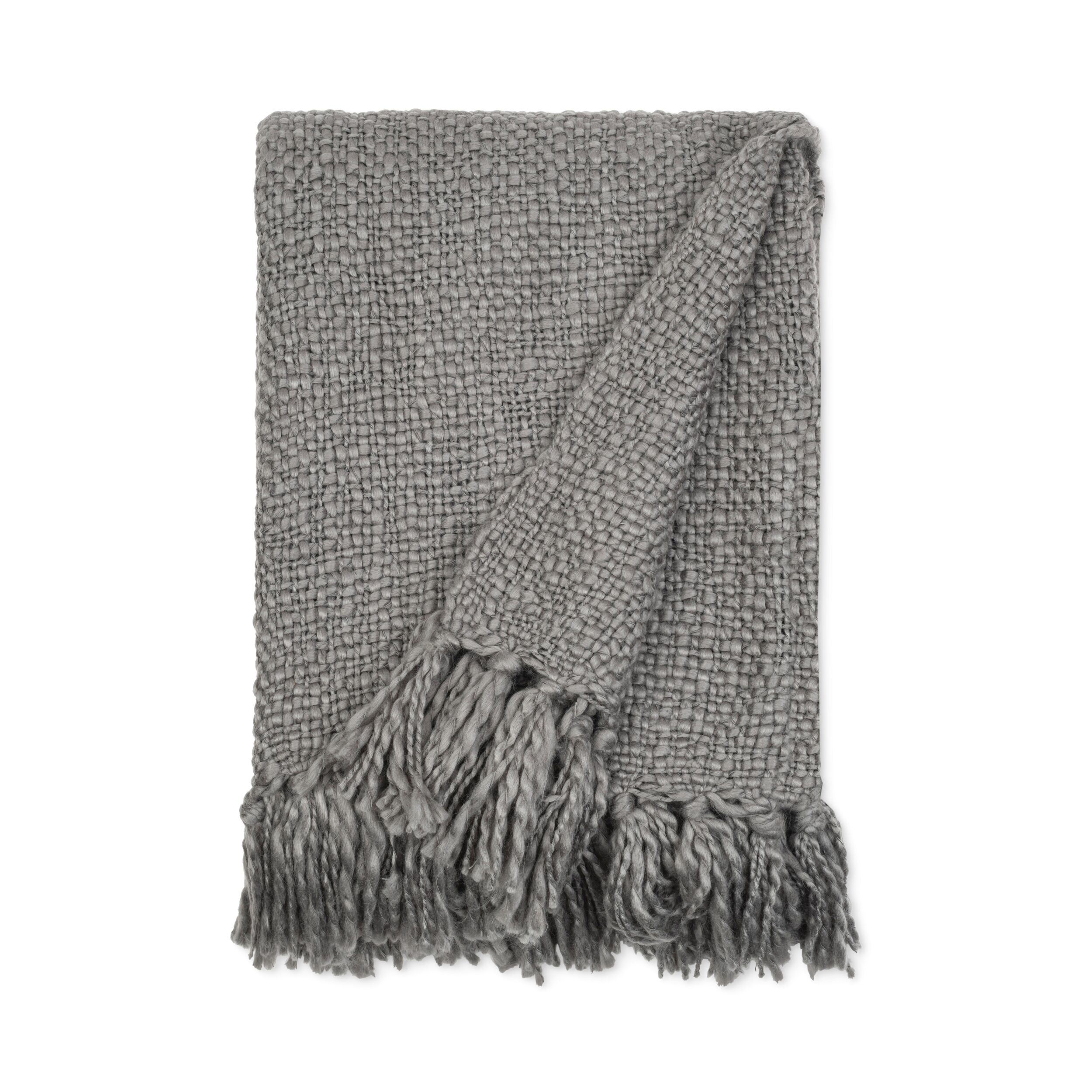 Casual Comfort Slub Yarn Washable Midweight Throw