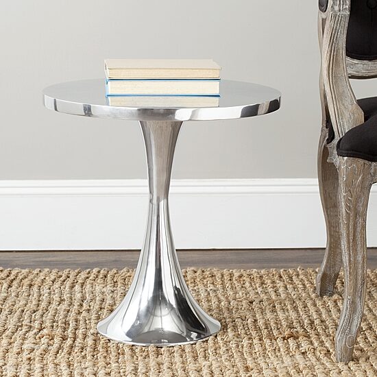 Galium Aluminum Side Table