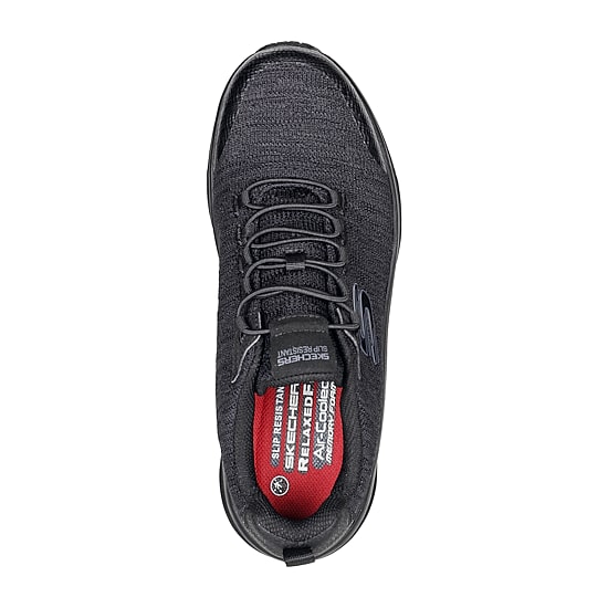 Skechers D'Lux Walker Mens Round Closed Toe Work Shoes