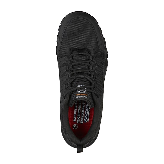Skechers Fannter Mens Round Closed Toe Work Shoes