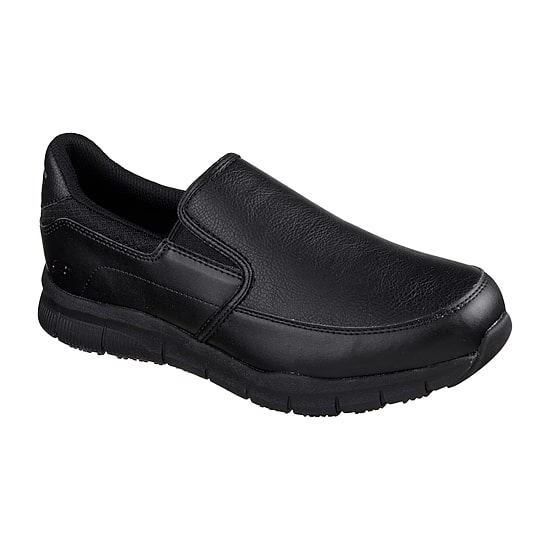 Skechers Nampa Mens Round Closed Toe Oxford Shoes Wide Width