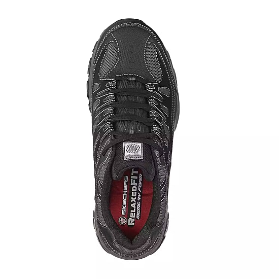 Skechers Cankton Mens Round Steel Toe Work Shoes
