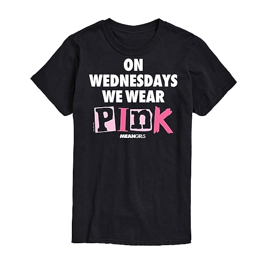 Mens Short Sleeve Mean Girls Graphic T-Shirt