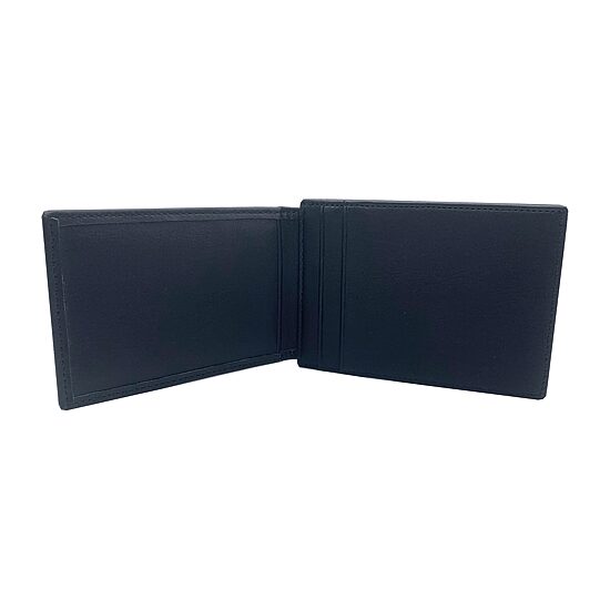 Stafford Leather Magnetic Card Case Mens Slim Fold Wallet