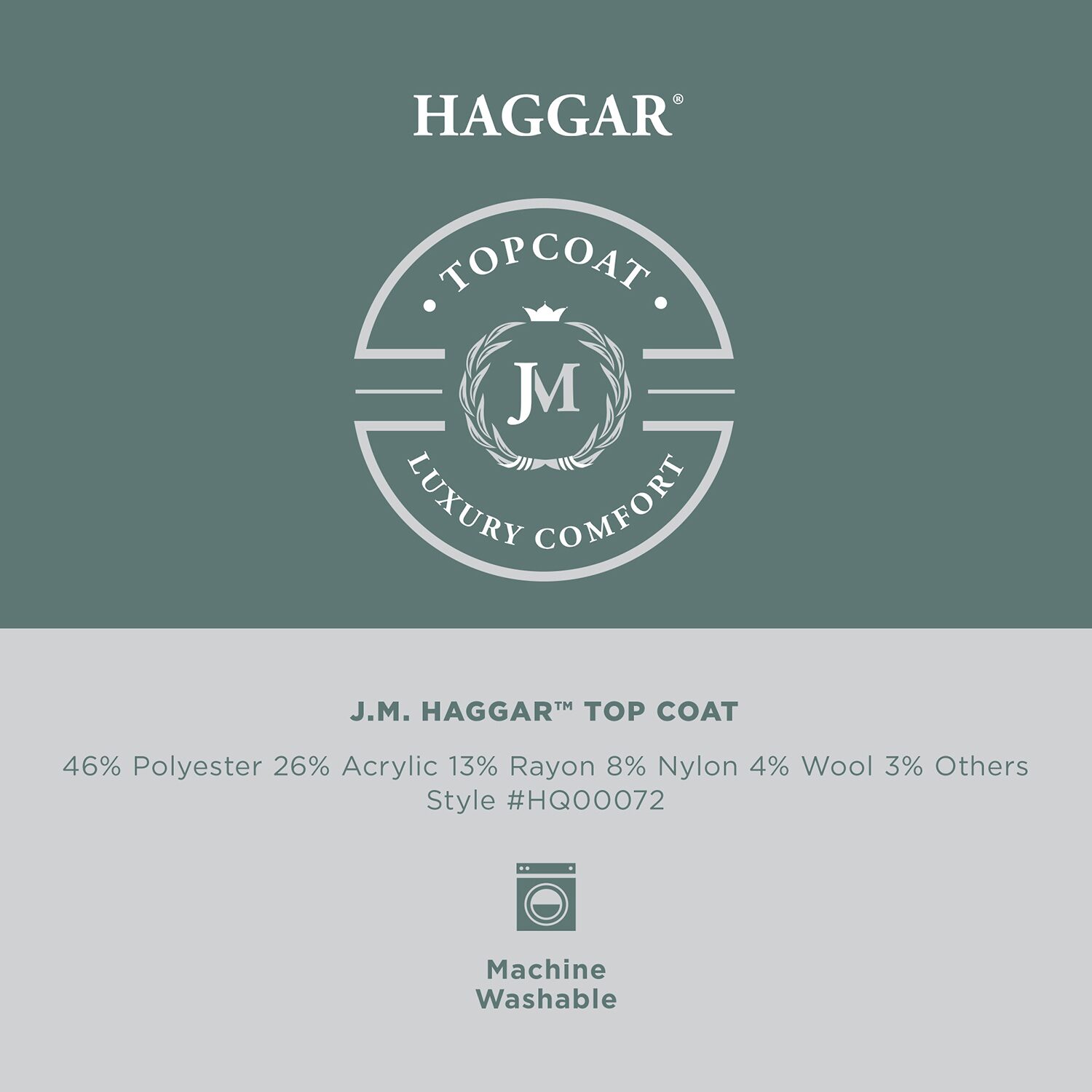 Haggar Premium Mens Lightweight Topcoat Coat