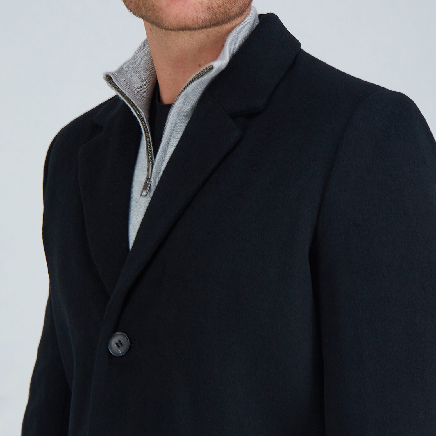 Haggar Premium Mens Lightweight Topcoat Coat